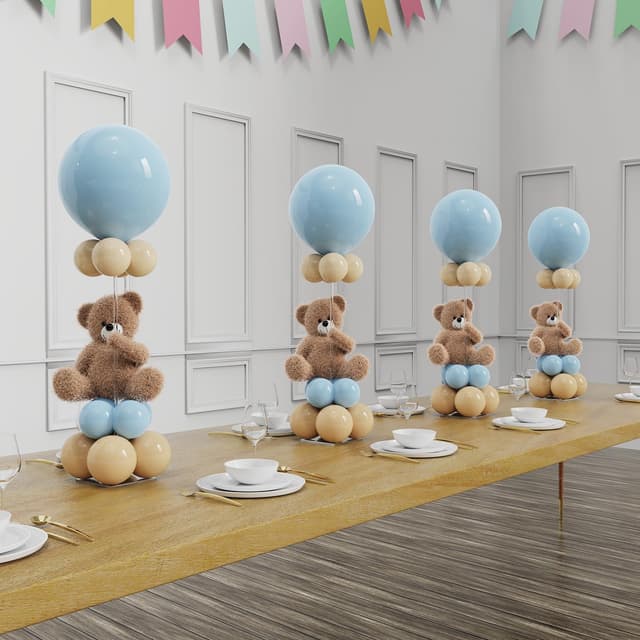 Thumbnail 4 de YALLOVE clear balloon stand kit 23.6 inch 10 pack