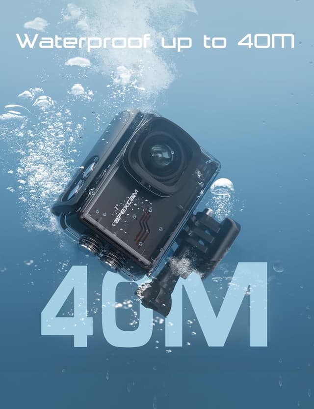 Thumbnail 4 de Apexcam M80 4K 60FPS Action Camera with 128GB