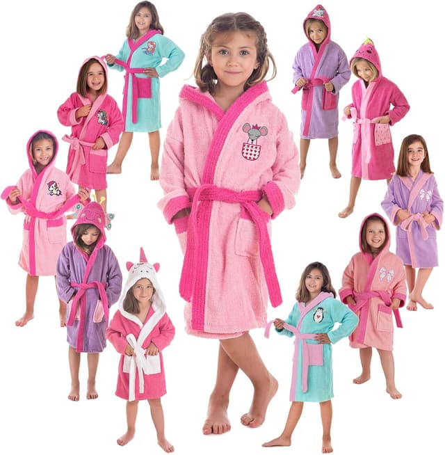 Imagen de LEBENGOOD Peignoir Filles 100% coton en OfertitasTOP
