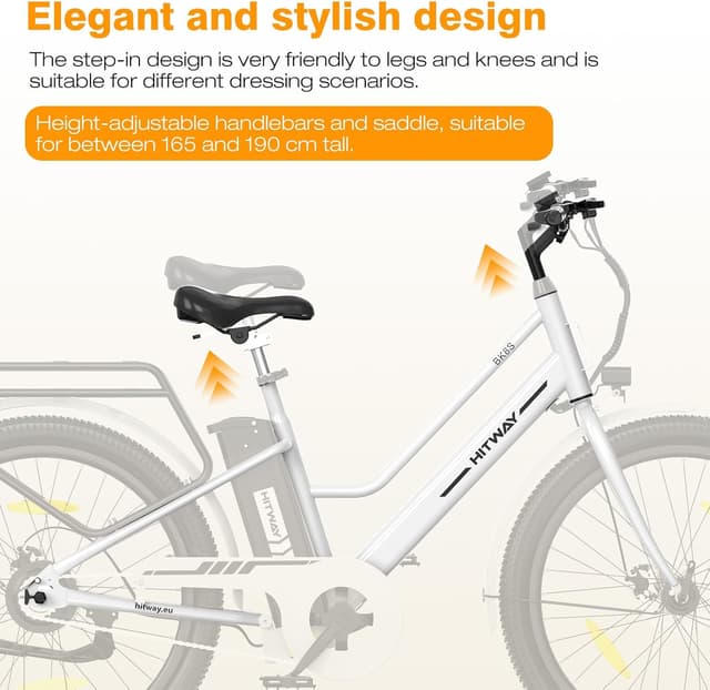 Detalle 2 de Vélo électrique HITWAY BK8S 27,5 pouces 36V 13Ah, moteur 250W (jusqu’à 25 km/h)