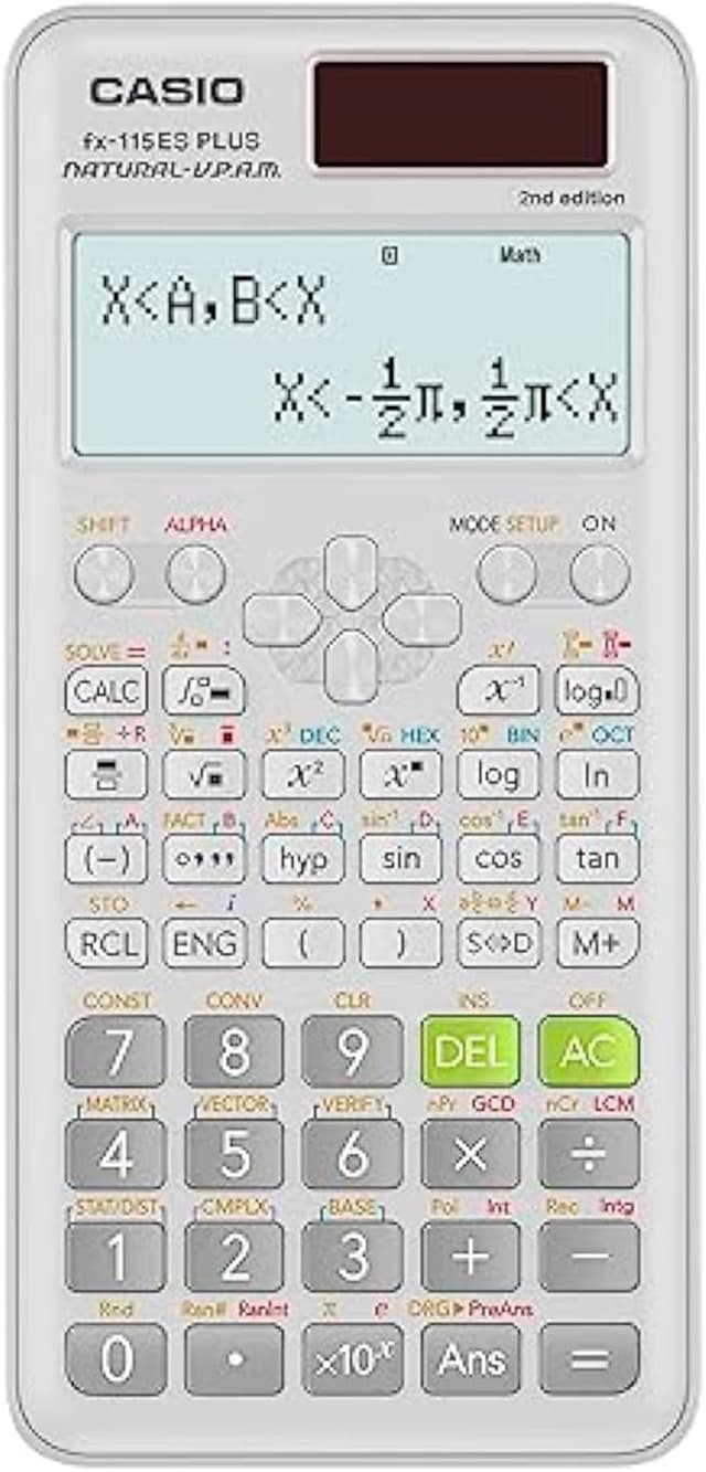 Detalle de Casio fx-115ES Plus Scientific Calculator 280 📐