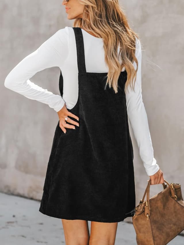 Thumbnail 1 de CUPSHE Robe salopette velours côtelé 👗