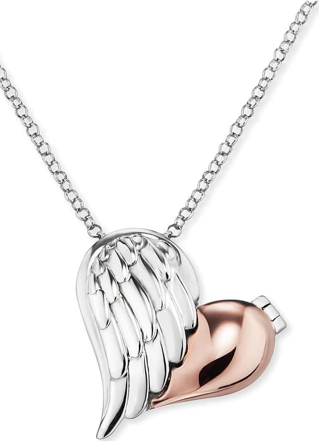 Detalle de Engelsrufer Halskette 44cm mit Herzflügel ❤