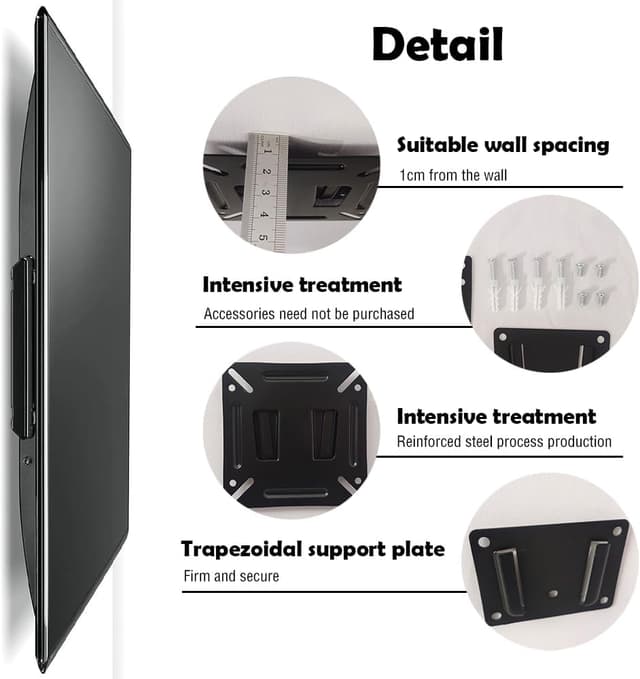 Detalle de Nihoodering Universal TV & Monitor Wall Mount 14–27 inch