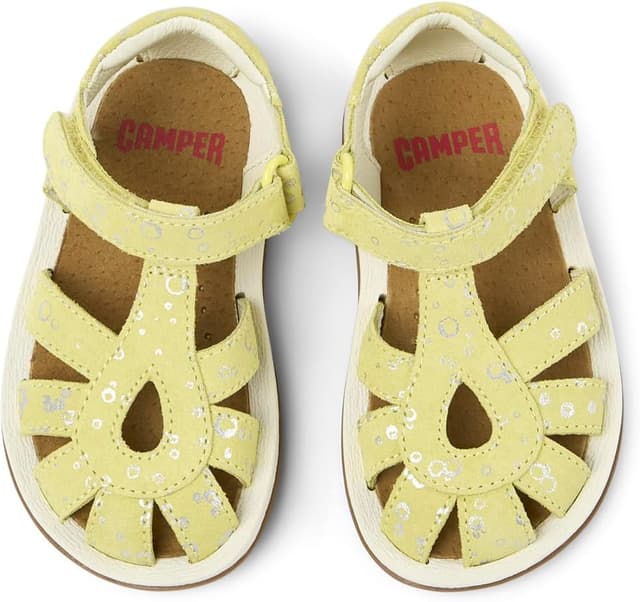 Detalle 2 de Camper Women’s Bicho K800363 Fisherman leather shoes in yellow