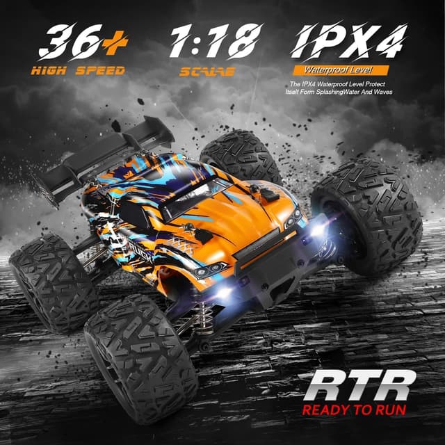 Detalle de HAIBOXING RC 1:18 36 km/h 4WD buggy