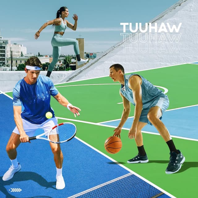 Thumbnail 5 de TUUHAW 6 Paar Socken Atmungsaktiv