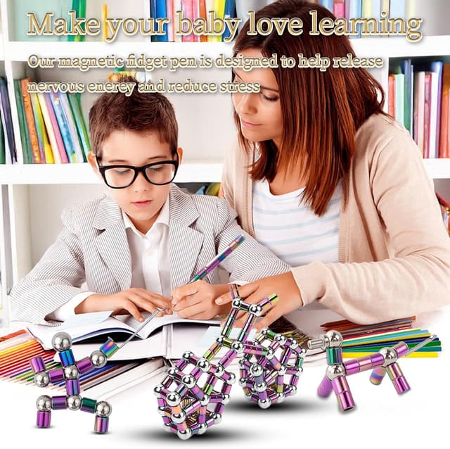 Detalle 2 de CNMTCCO Magnetic Fidget Pen for Teens 🖊