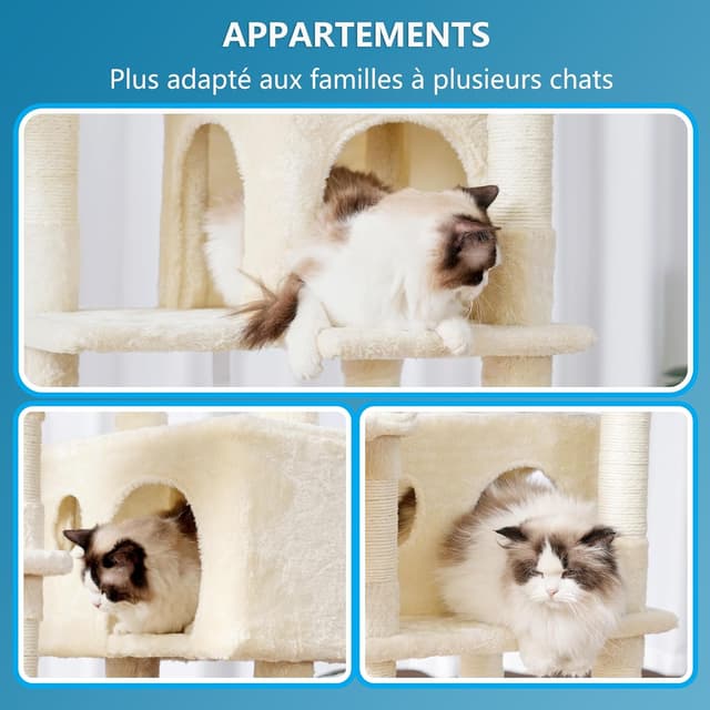 Thumbnail 6 de Hey-brother Kratzbaum 188 cm Katzenbaum XXL