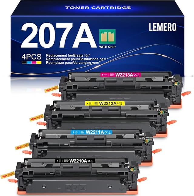 Detalle de Lemero 207A Set de Tóner Compatible para HP LaserJet Pro