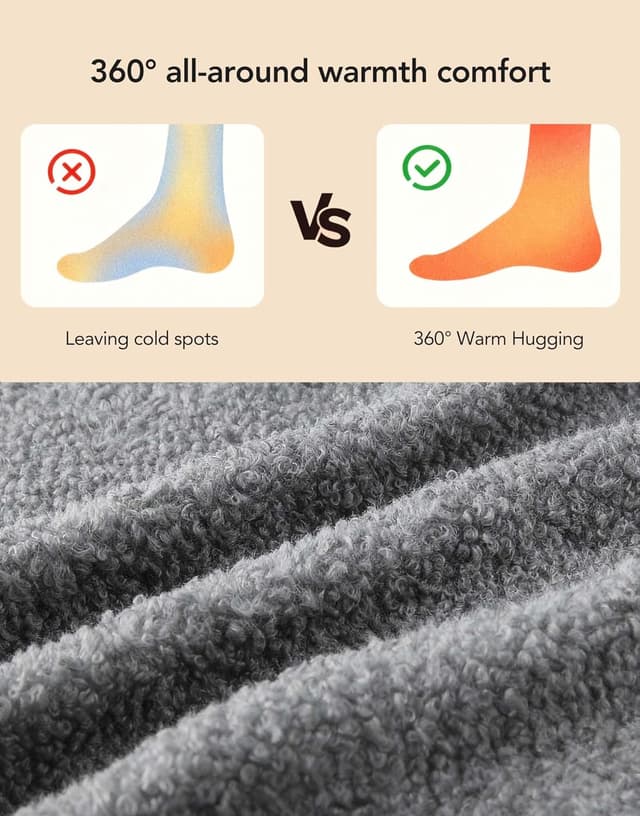 Detalle de VeraCosy Women’s Fuzzy Slippers with Memory Foam Insole, Non-slip Rubber Sole