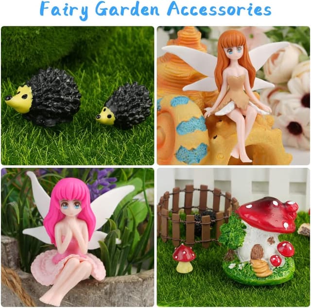 Thumbnail 2 de OFFCUP Set di 7 decorazioni da giardino in miniatura