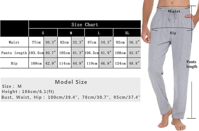 Thumbnail 6 de Litherday Pantalones de pijama largos 100% algodón