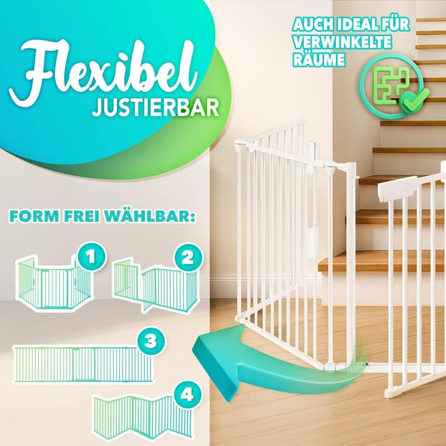 Thumbnail 4 de KIDUKU Kaminschutzgitter 300 cm mit Tür 🔒