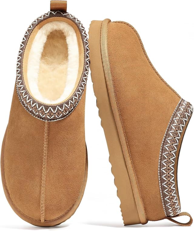 Detalle de bebealy Genuine Suede Slippers 2026