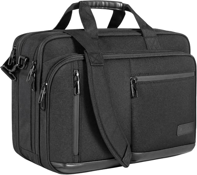 Detalle de VANKEAN expandable laptop briefcase up to 17.3-inch for work, travel and school