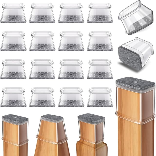 Thumbnail 6 de Stuhlbeinkappen Eckig 24 Stück