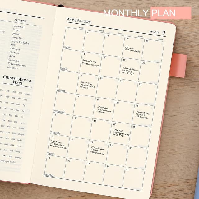 Thumbnail 6 de Agenda académica 2026 A5 página por día