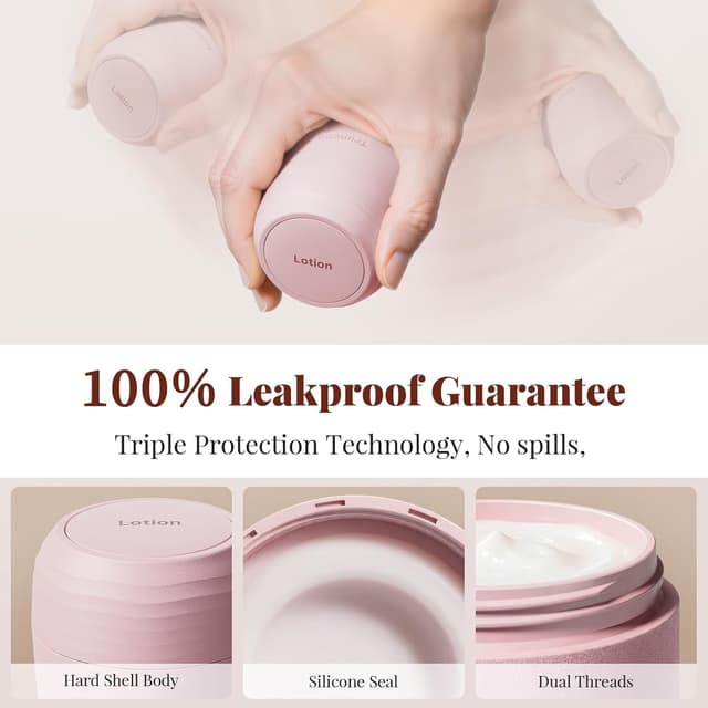 Detalle 2 de Trimcoo Travel Toiletry Containers, 1 oz TSA