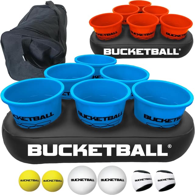 Detalle de BucketBall Original Party Pack (Beach, Pool & Tailgate Game) with Lifetime Warranty