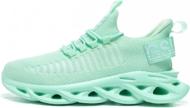 Detalle de GSLMOLN Womens Walking Shoes Mesh Non Slip Sneakers for Gym, Sports, and Casual Wear