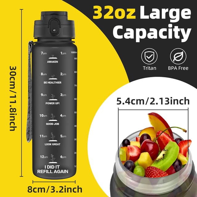 Detalle 1 de OLDLEY 1L sports water bottle, 1000ml