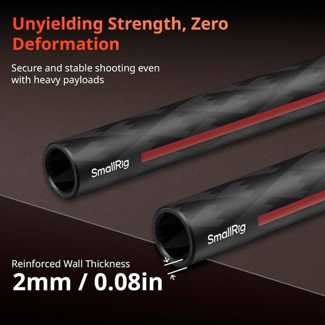 Thumbnail 3 de SmallRig 15-mm Carbonfaserstange 30 cm 5212