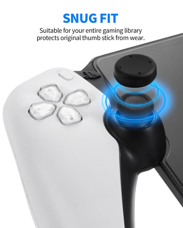 Thumbnail 6 de PALPOW Zubehör-Set für PlayStation Portal: Tasche, Silikonhülle, Displayschutz & 4 Joystick-Kappen – Schwarz