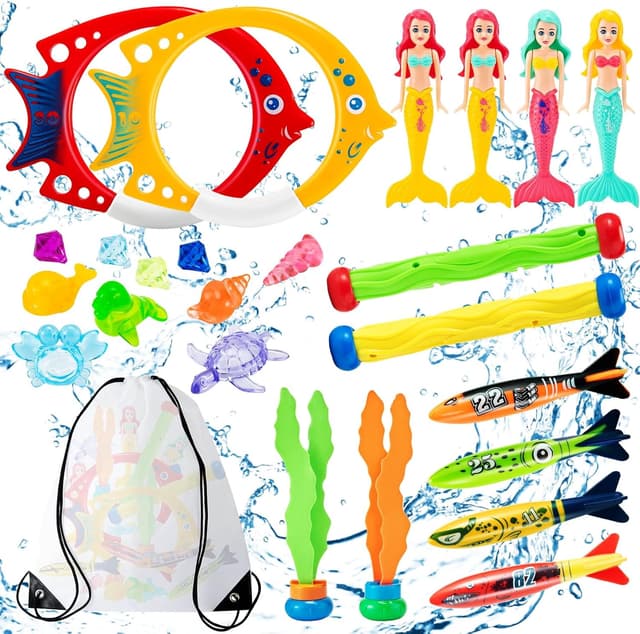 Detalle de Mactoou Dive Sticks 24pcs pool toys 🏊♀