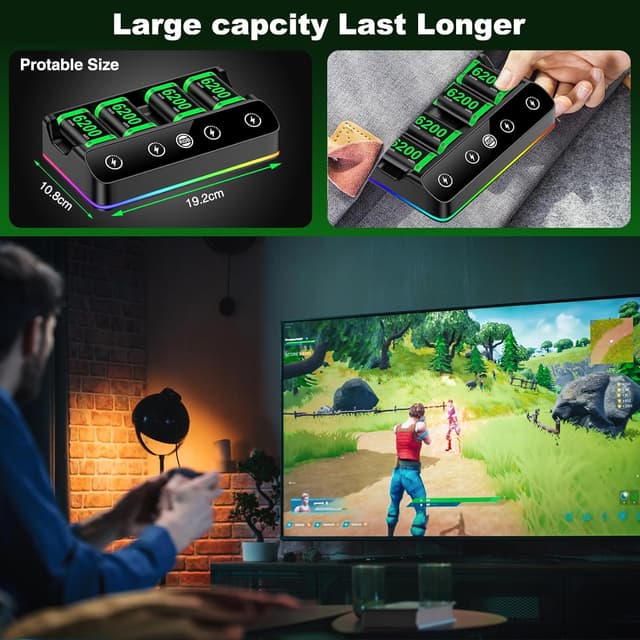 Thumbnail 6 de Xbox One/Series Rechargeable Battery Pack 6200mWh