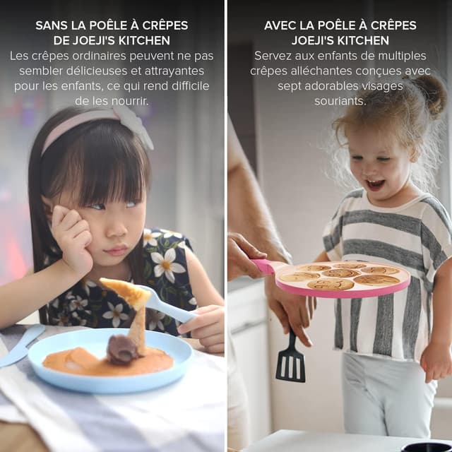 Detalle 2 de Joejis Poêle à Crêpe 7 trous Aluminium 🥞