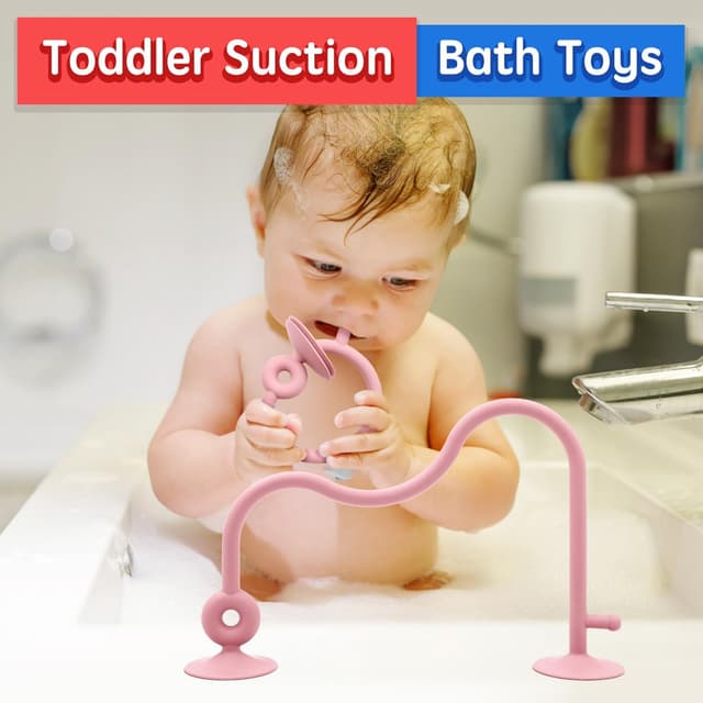 Thumbnail 6 de AiTuiTui Multi Purpose High Chair Suction Toy (Dark Red) – Sensory toddler feed-time toy