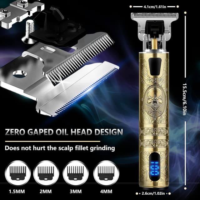 Detalle 2 de Electric beard trimmer with 180 mins