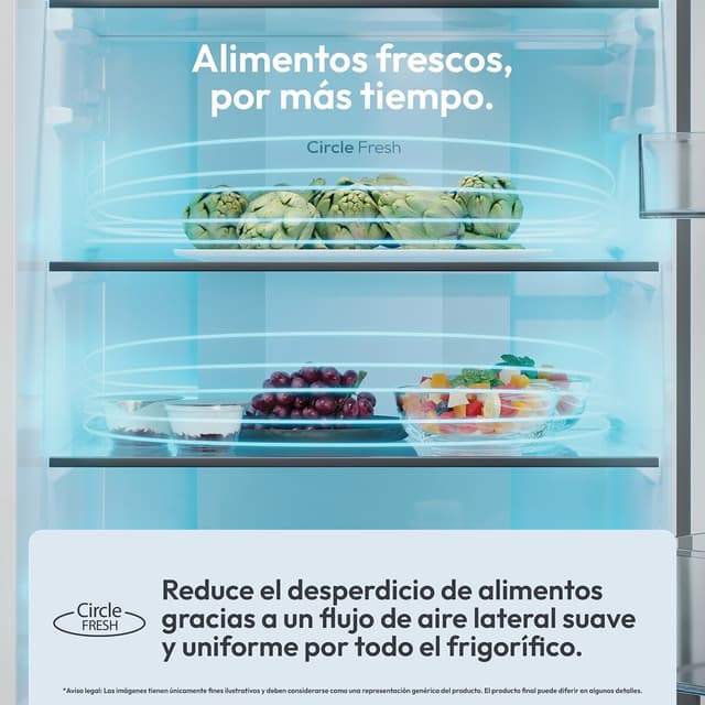 Thumbnail 6 de Candy CNCQ2T618CX frigorífico 355 litros C