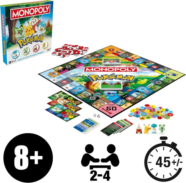Thumbnail 1 de Monopoly Pokémon Edition Board Game