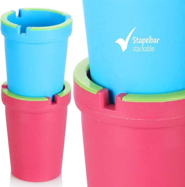 Thumbnail 3 de com-four Cendriers coupe-vent Ø 8 cm 🌫