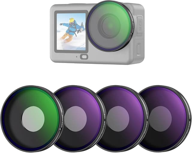 Detalle de NEEWER FL-B100 Filter Set ND8/16/32 für Osmo Action 6