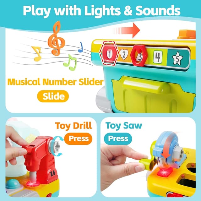 Detalle 2 de iPlay iLearn Musical Workbench for 1-Year-Olds