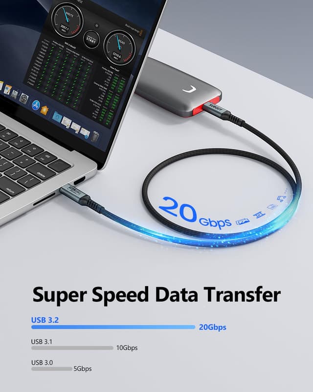 Thumbnail 3 de SUNGUY Cable USB C Carga Rápida ⚡ 3m 240W