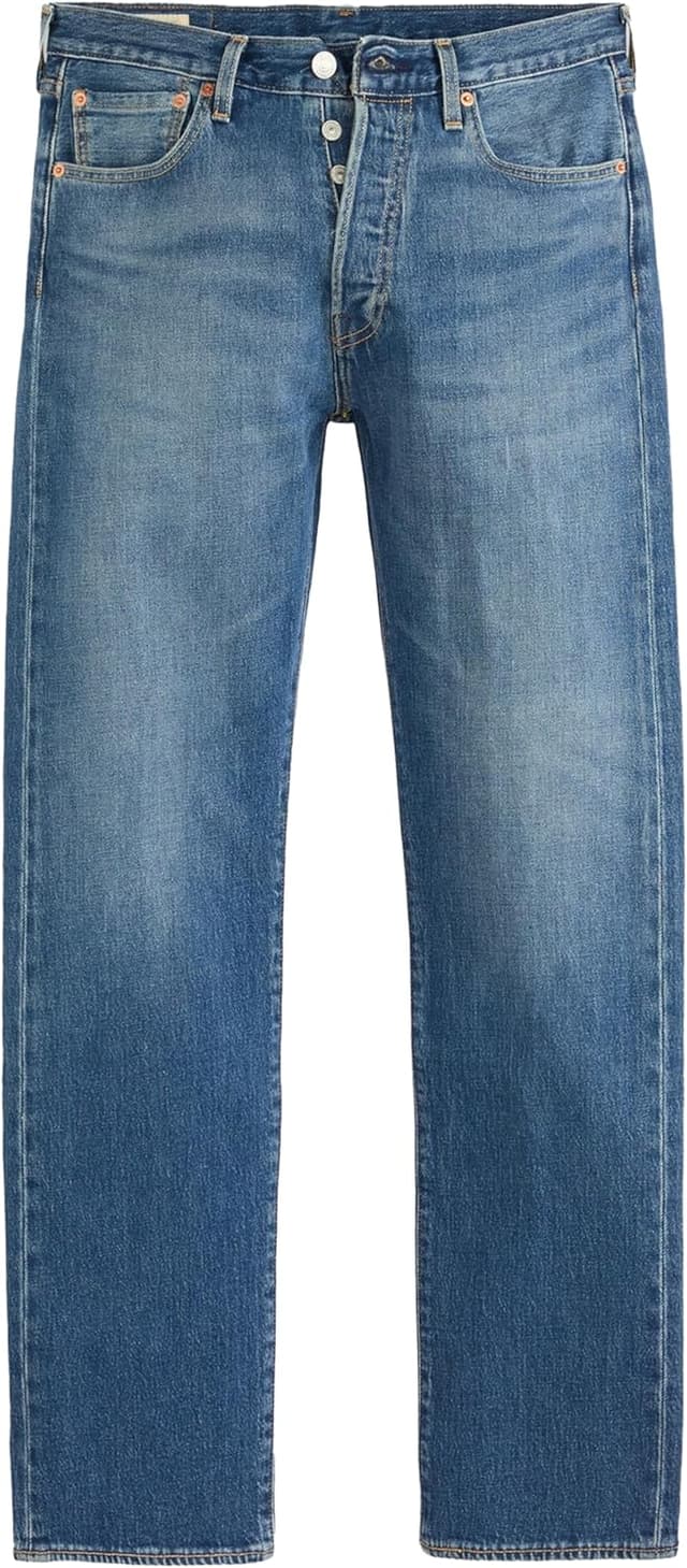 Detalle de Levi’s 501 Original “The Fairway” in denim con taglio diritto a 5 tasche (36W x 34L)