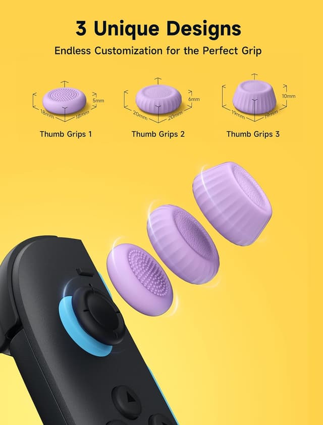 Thumbnail 5 de JSAUX Thumb Grips Switch 2 3 paia