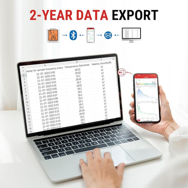 Thumbnail 4 de ThermoPro TP350: termómetro higrómetro 80 m