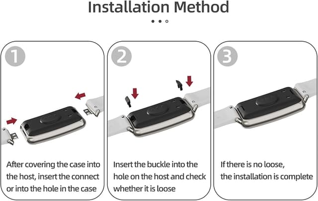 Detalle de MIJOBS replacement strap for Huawei Watch Fit (metal stainless steel mesh band)