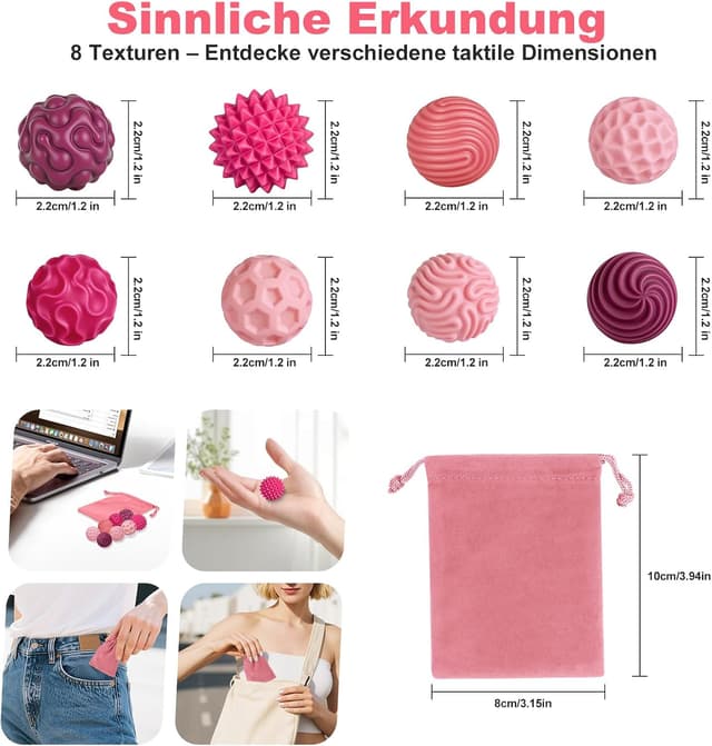 Detalle 2 de Zingbee Magnetische Fidget Toys 8er Set