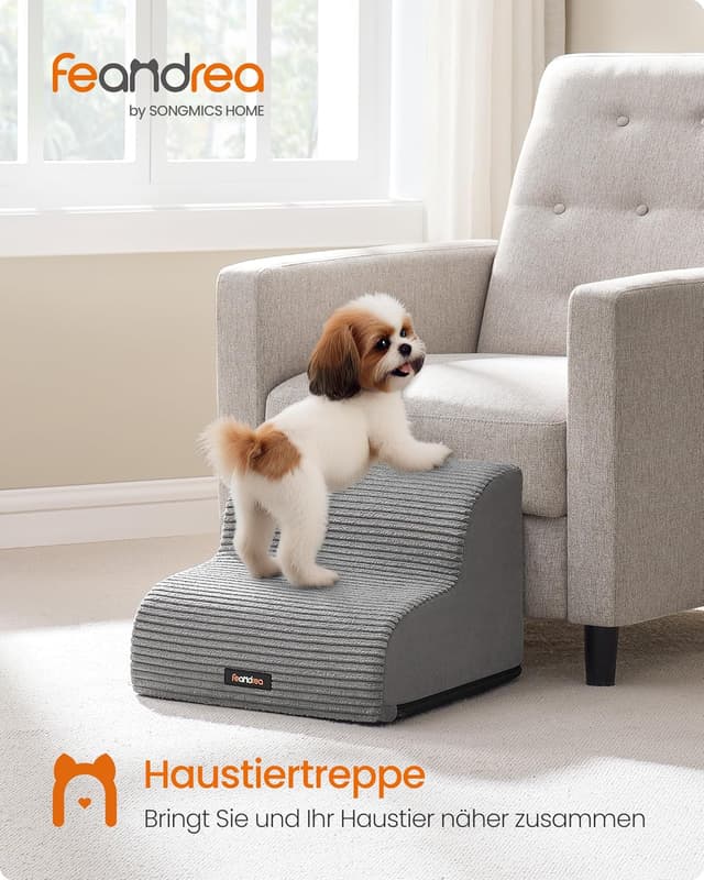 Detalle 2 de Feandrea PPS002G01 Hundetreppe 33 cm 🐾