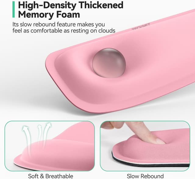 Thumbnail 3 de TECKNET Tapis de souris ergonomique avec repose-poignet