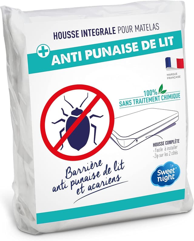 Thumbnail 6 de SWEET NIGHT Housse matelas 160x200 cm