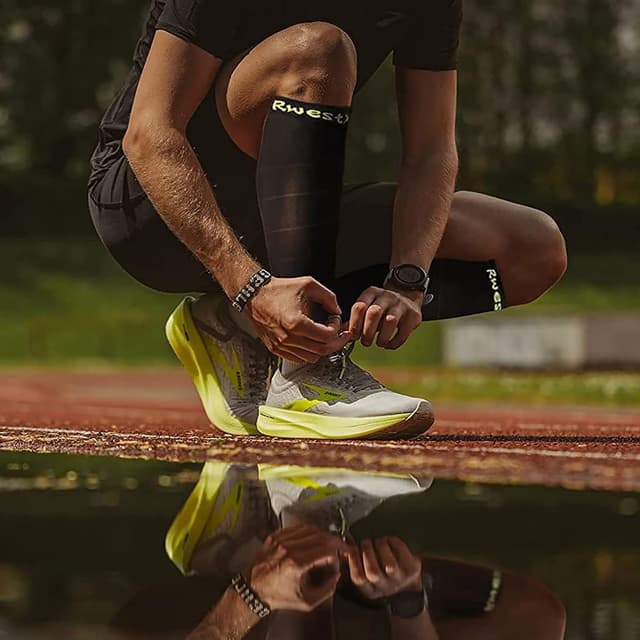 Detalle de Rwest X Kompressionsstrümpfe für Damen & Herren – robuste Stützsocken (20–30 mmHg) für Sport, Reisen & Flug