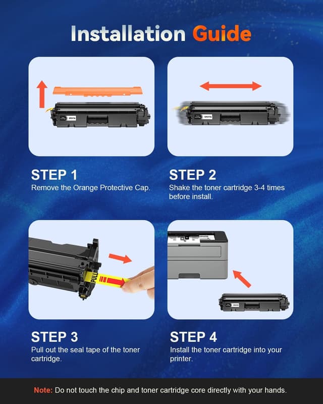 Detalle de Skydo 17A CF217A compatibile (2 cartucce) nero per HP LaserJet Pro M102/MFP M130