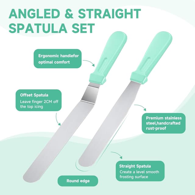 Detalle 2 de Cake Decorating Kit 137pc supplies for cakes 🎂